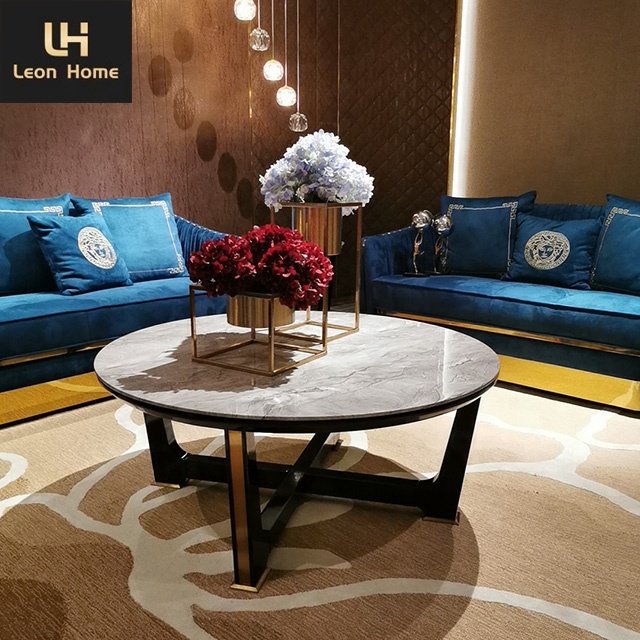 New trend light luxury nordic style living room furniture sets modern living room sofa