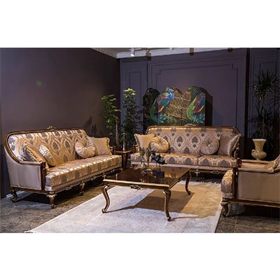 Mariam Luxury Classic solid wooden sofa with high quality material and handmade quality for your living room