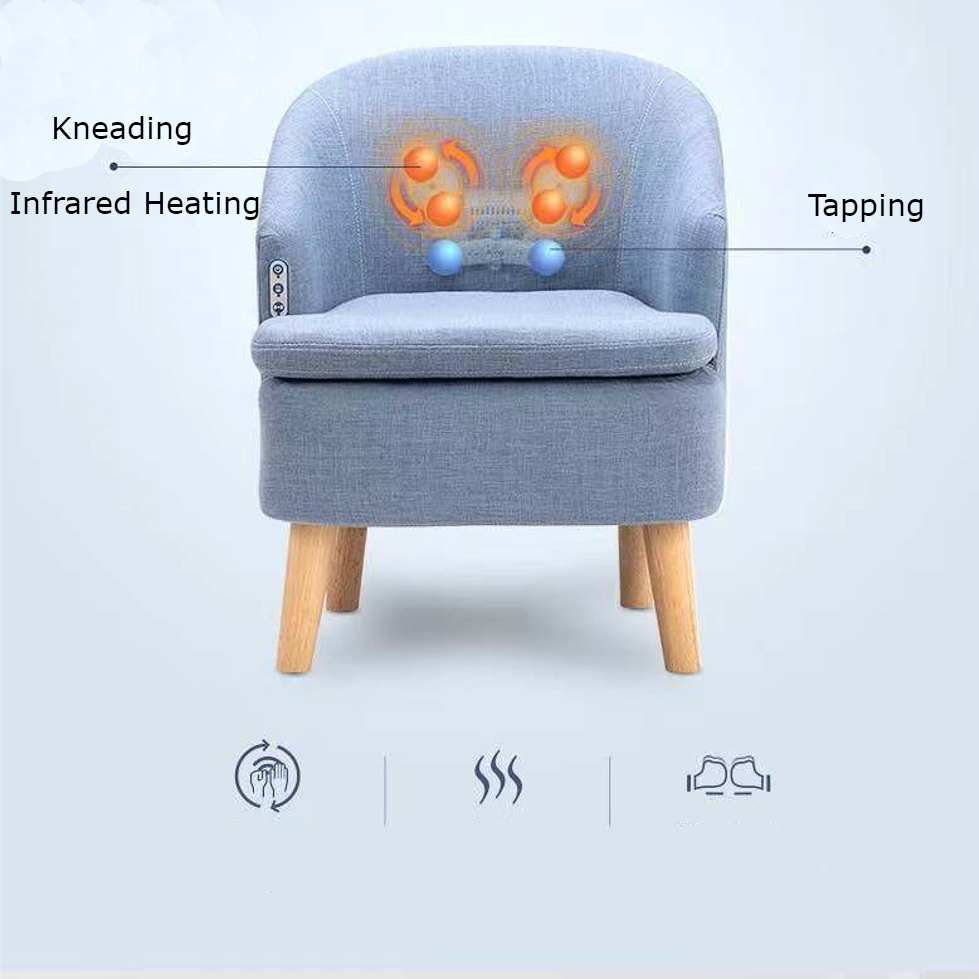 Living Room Sofas with Shiatsu Kneading Tapping Heating Massage Rechargeable