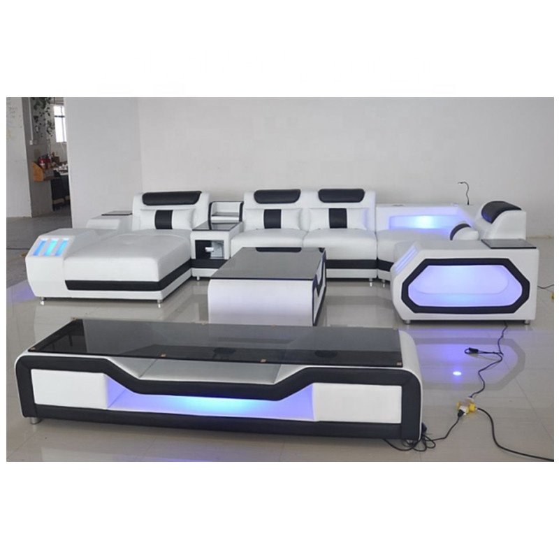 CBMmart Modern Leather Luxury Sofa Set Funiture living room sofa