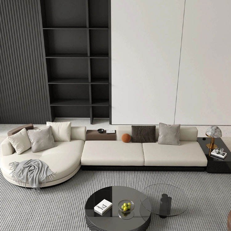 leather luxury sofa home furniture l shape design modern set furniture couches living room sofas