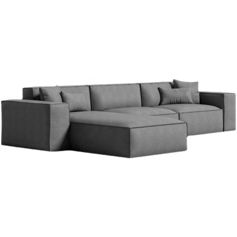 Solid Wood Modular Fabric Sofa Sectional Corner Sofa Set for Living Room Home Furniture with Hotel Application