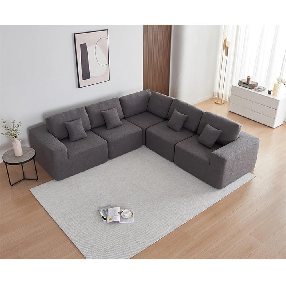 Hot sale compressed sofa Arbitrary combination modularity sofa for modern living room 2 sets black custom compressed furniture