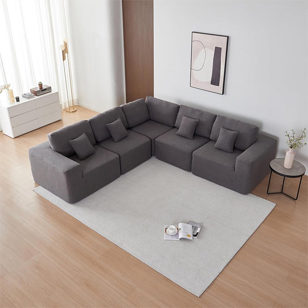 Hot sale compressed sofa Arbitrary combination modularity sofa for modern living room 2 sets black custom compressed furniture
