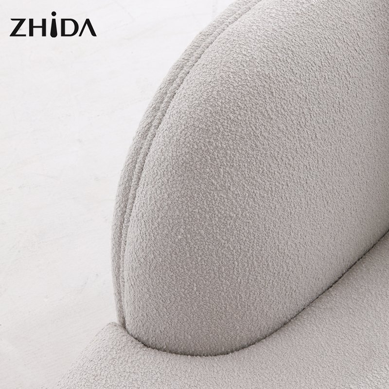 Italian Style Curved Sofa Luxury High-end Design Custom Home Furniture Living Room Sofas Fabric Sectional Sofa Set For Hotel
