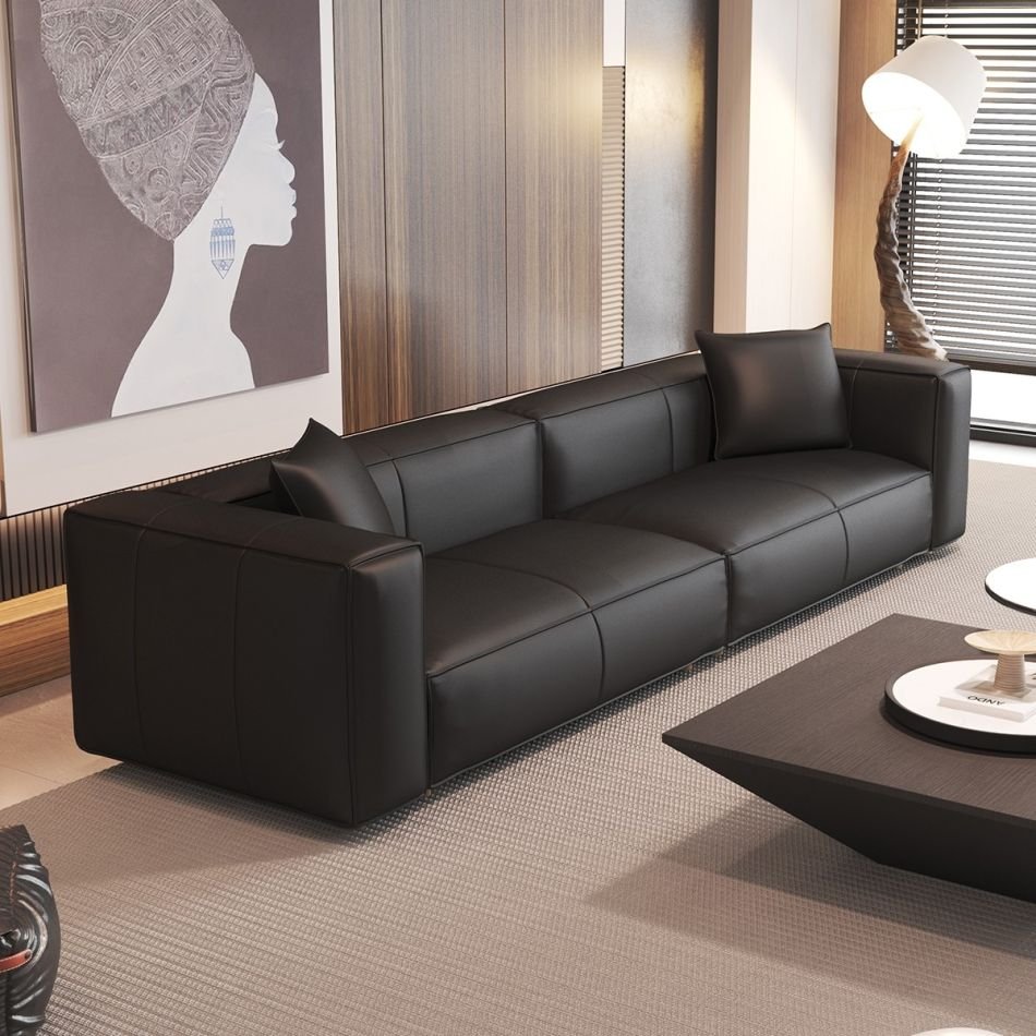Goodnight Modern Home Luxury Leather Soft Living Room Sofa