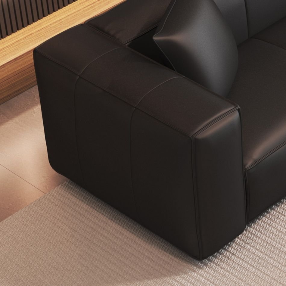 Goodnight Modern Home Luxury Leather Soft Living Room Sofa