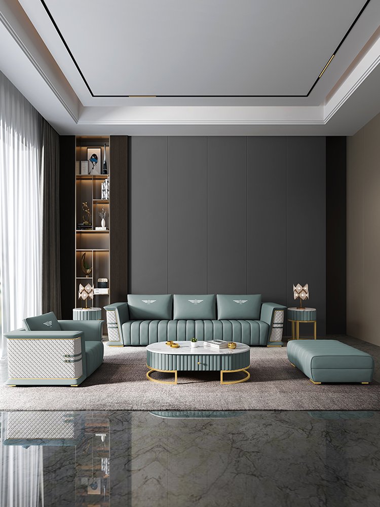 Modern furniture sofa set couch living room sectional leather comfort modular luxury sofas