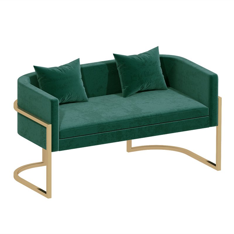 living room sofa furniture single floor recliner lounge sofa home decor nordic velvet luxury sofa for home Living room