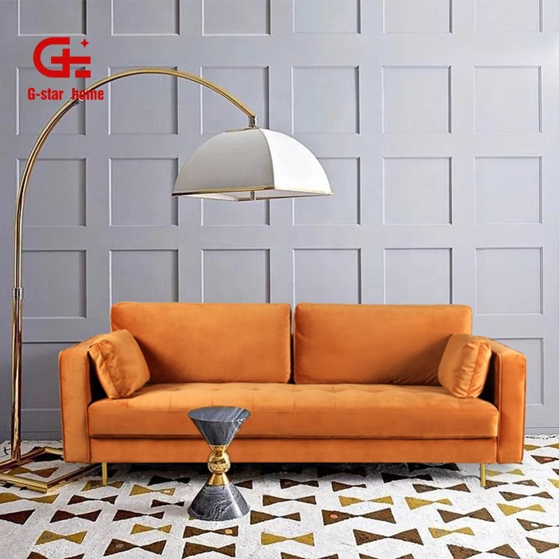 Luxury Modern Living Room Sofas Home Furniture Two Seater Fabric Couch Living Room Sofa Set Super High Quality
