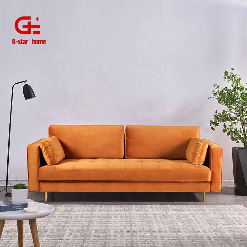 Luxury Modern Living Room Sofas Home Furniture Two Seater Fabric Couch Living Room Sofa Set Super High Quality