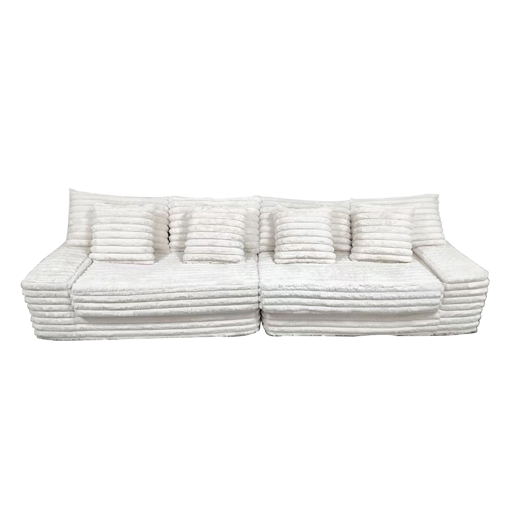 Wholesale Compression Multi-Seater Sofa Fabric High Loading Modular sectional Living Room sofa Set