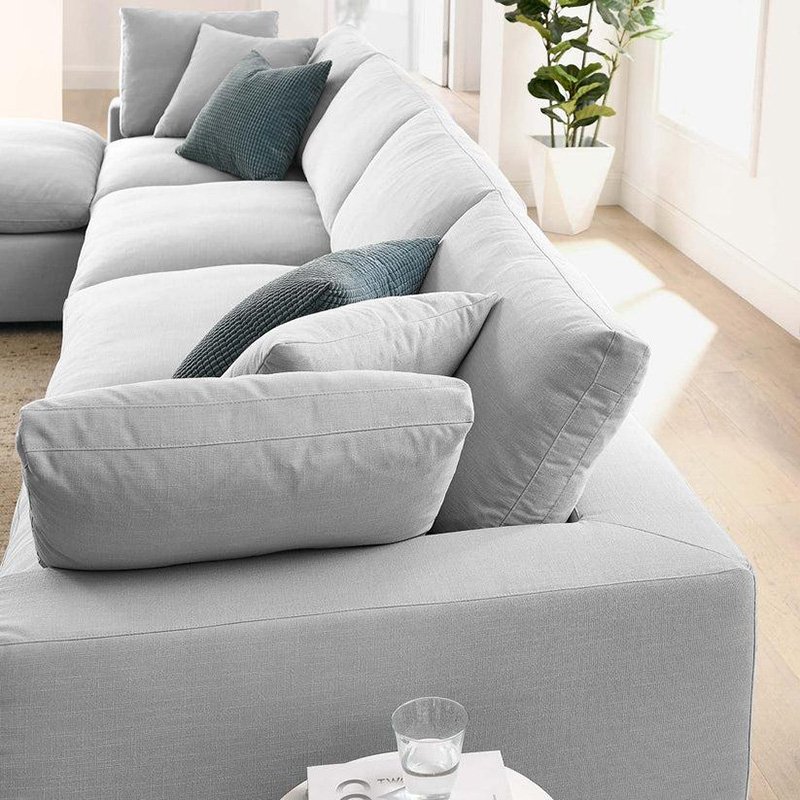 High quality linen funiture living room sofa custom linen sofas for living room custom sofa set furniture living room
