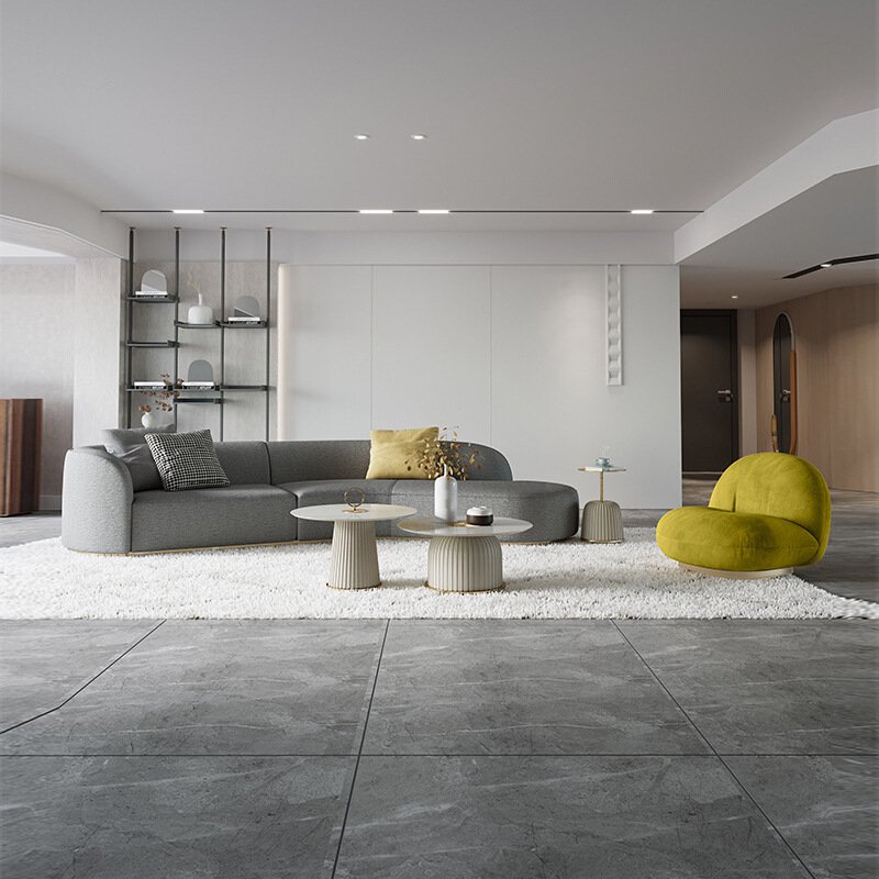 SF12 Elegant living room furniture sectionals sofa set furniture living room sofa Modern Fabric floor sofa
