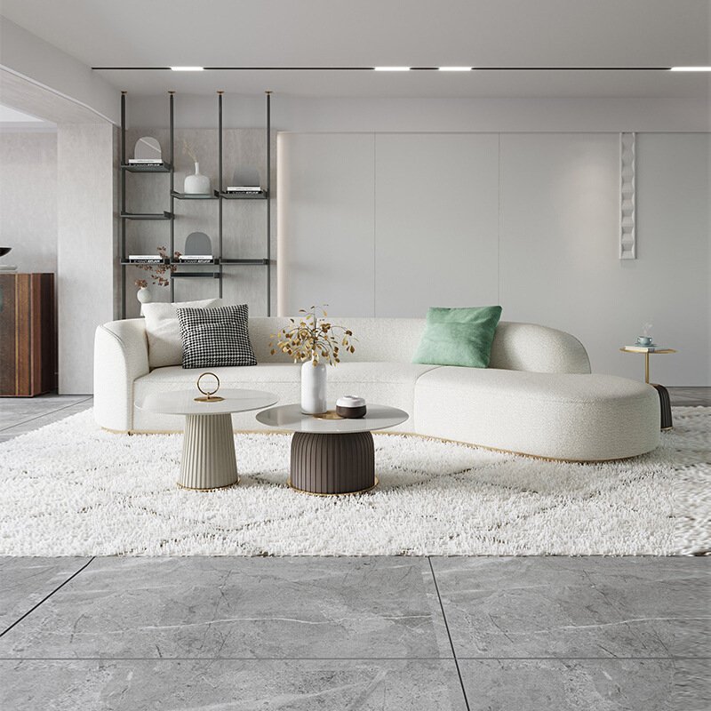 SF12 Elegant living room furniture sectionals sofa set furniture living room sofa Modern Fabric floor sofa