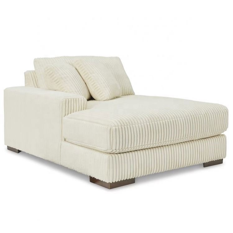 High Quality Modern Luxury Corduroy Sectional Sofa With Chaise