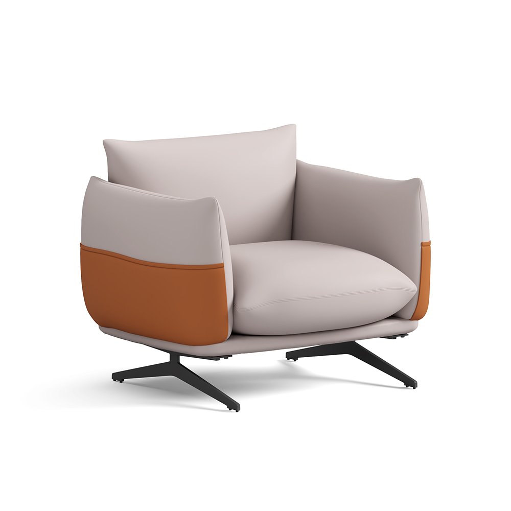 leather 1 2 3 seat sofa industrial contemporary large design modular living room house sofa set