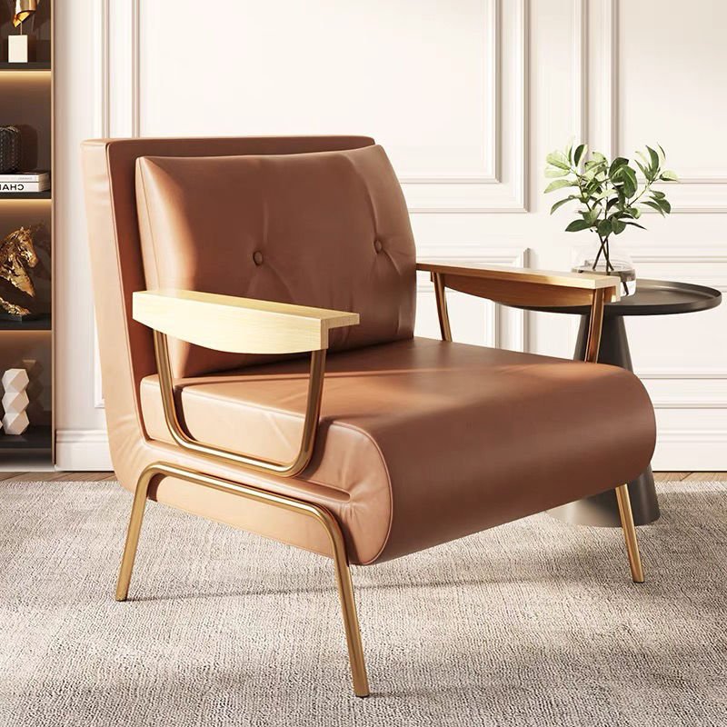 Home furniture simple leather sofa bed multifunctional home sofa living room folding single sofa bed