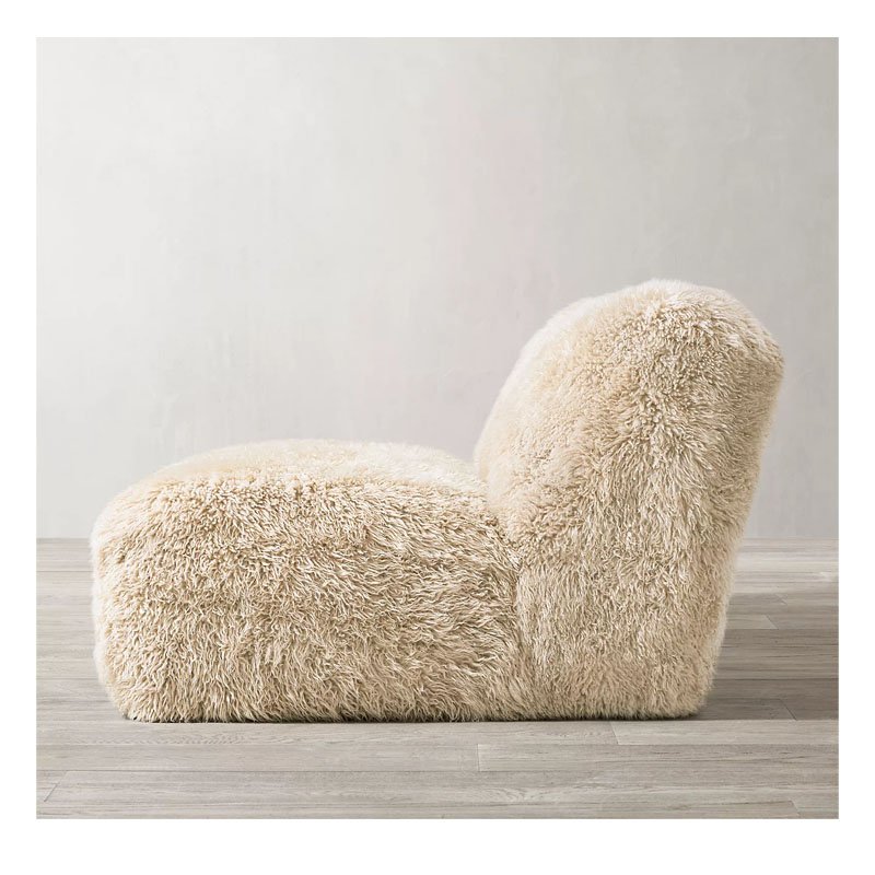 Indoor sofa set furniture comfortable living room sofa sheepskin sofa