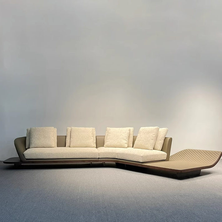 Furnistyle luxury wohnzimmer living room furniture sofas couch sectionals U L shape leather sofa set furniture for sale