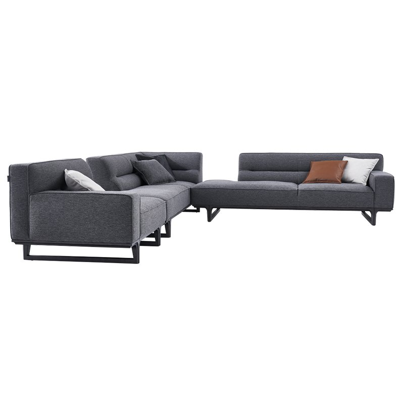 Italy Leather Lounge Genuine Leather Big Sofa L Shape 10 Seater Living Room Sofas Leather Luxury Corner Furniture