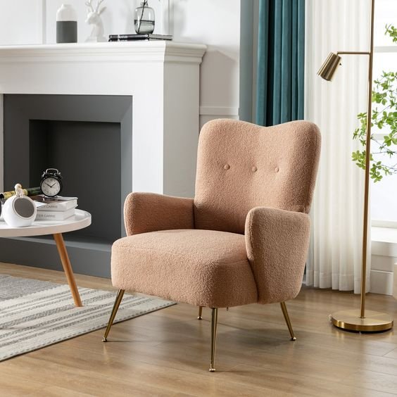 Single seater rest leather Nordic Style Lounge Living Room Armchair Bedroom Velvet Sofa furniture sofa chair set