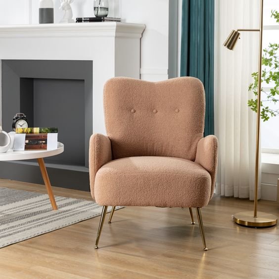 Single seater rest leather Nordic Style Lounge Living Room Armchair Bedroom Velvet Sofa furniture sofa chair set