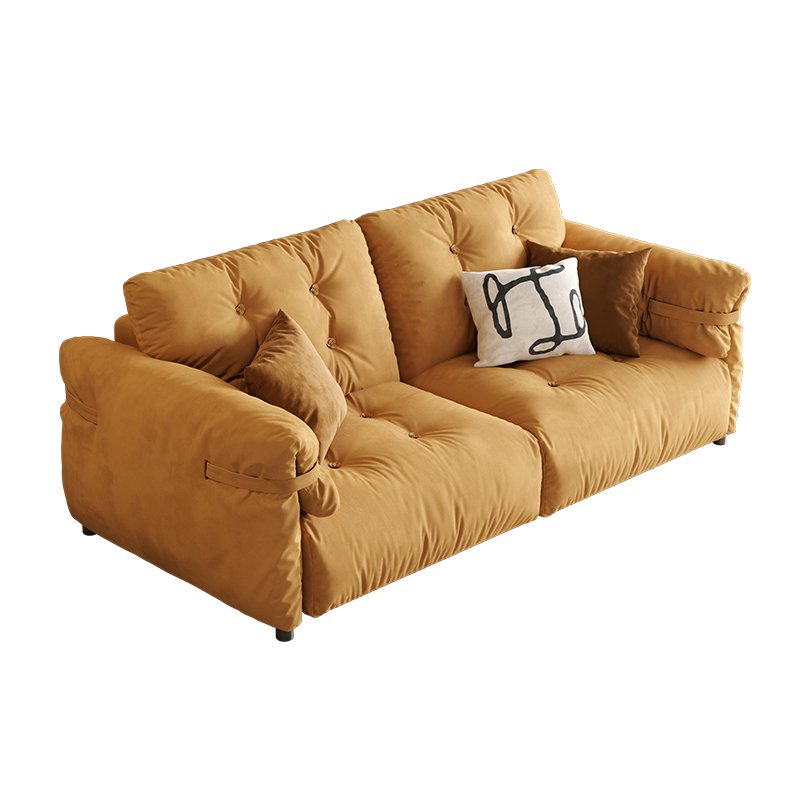 Electric sofa bed dual-use size apartment living room retractable fabric electric functional sofa