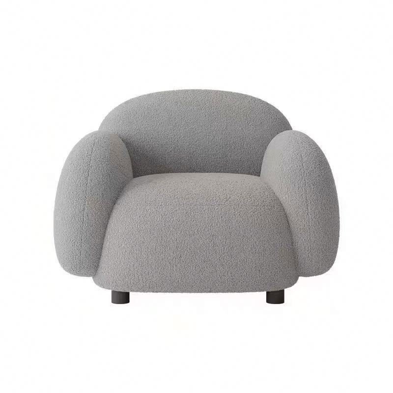 Modern Living Room Sofa Villa Hotel Supporting Furniture Light Luxury Style Simulation Leather Sofa 1 Piece Set Sofa Combination