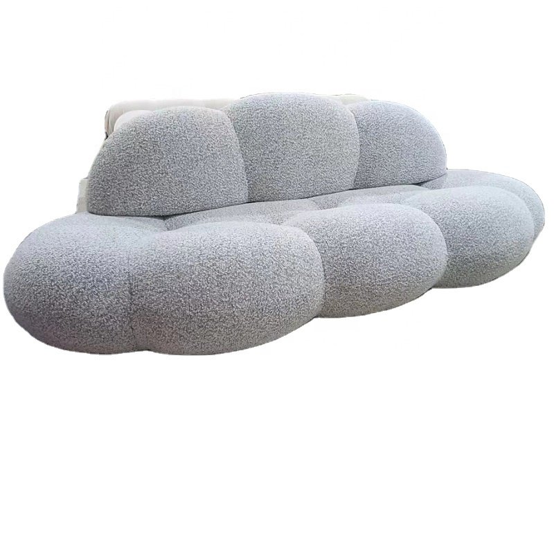 Modern designer living room lazy comfortable double seat cloud sofa