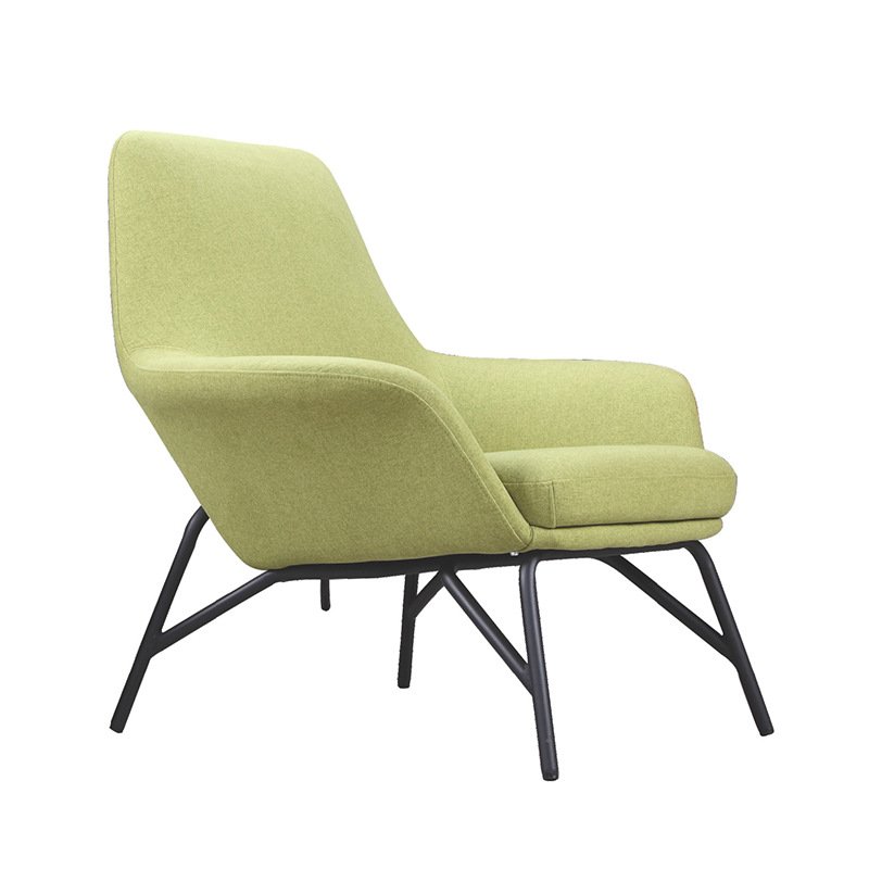 Nordic modern mid century leather living room furniture lounge sofa chair