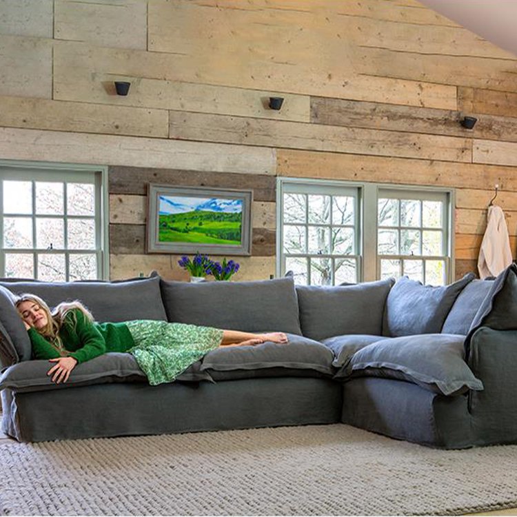 Foshan Factory Compression Couches Luxury Living Room Sofa Vacuum Compressed Sofa Set Furniture For Apartment