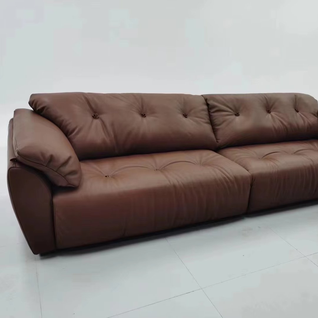 Luxury Leather Sofa 3 Seater Modern Design Comfort Sofa Set Furniture Couch Living Room Sofas