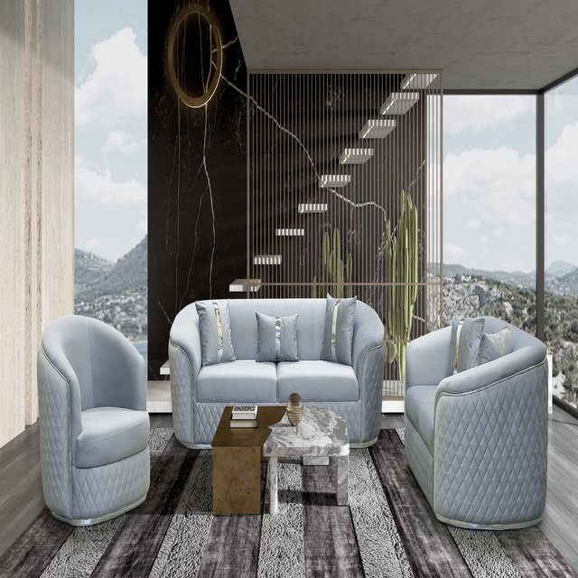 Nordic Luxury Design Sofa Set Couches Sectional Modern Home Sofa Set 3 2 1 Funiture Living Room Indoor Sofa