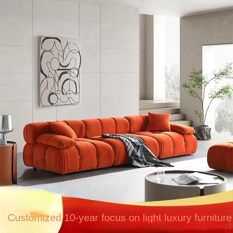 New Nordic design modular sofa square shape living room sofa