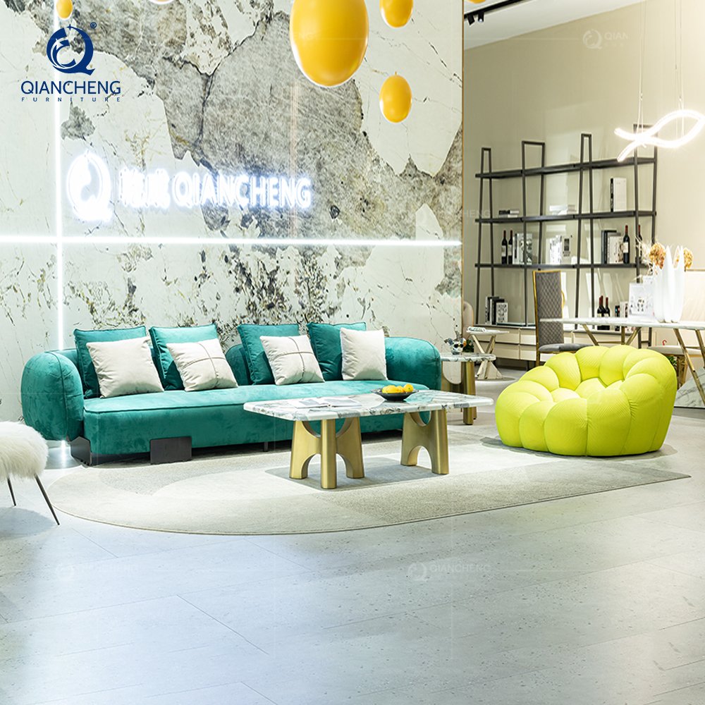 Luxury Hotel Lobby Round sofa Chair Modern Design Hotel Chair Nordic room Furniture Leisure Reclining Chair Lazy sofa