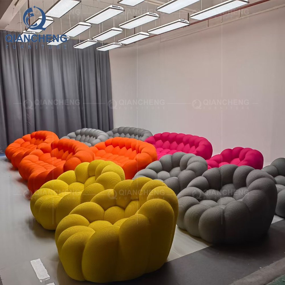 Luxury Hotel Lobby Round sofa Chair Modern Design Hotel Chair Nordic room Furniture Leisure Reclining Chair Lazy sofa