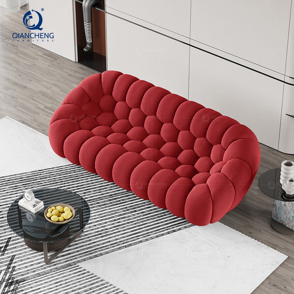 Modern chesterfield China supplier living room furniture fabric cover recliner sofa