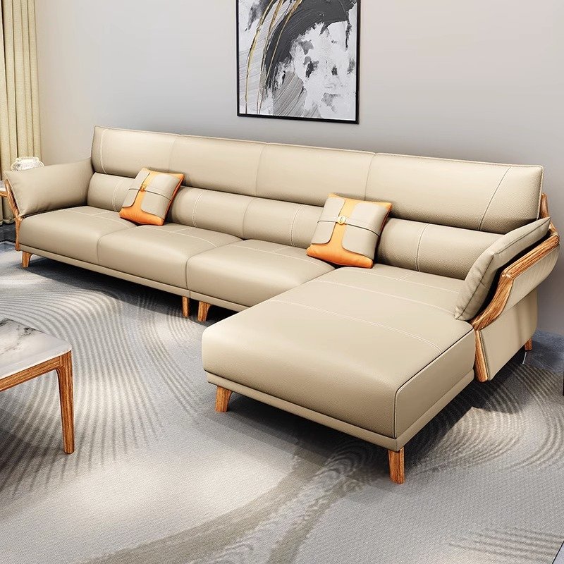Modern Design Fabric Sectional Sofas modular sectional MIcrofiber leather Living Room Sofa Set Large Sofa