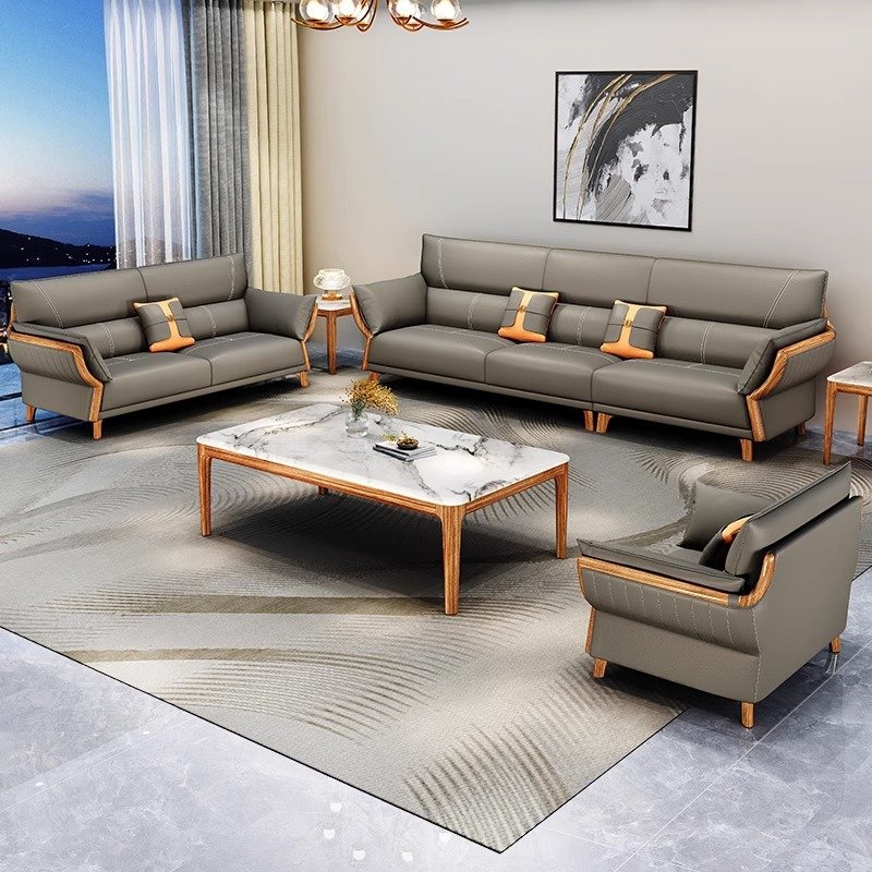 Modern Design Fabric Sectional Sofas modular sectional MIcrofiber leather Living Room Sofa Set Large Sofa