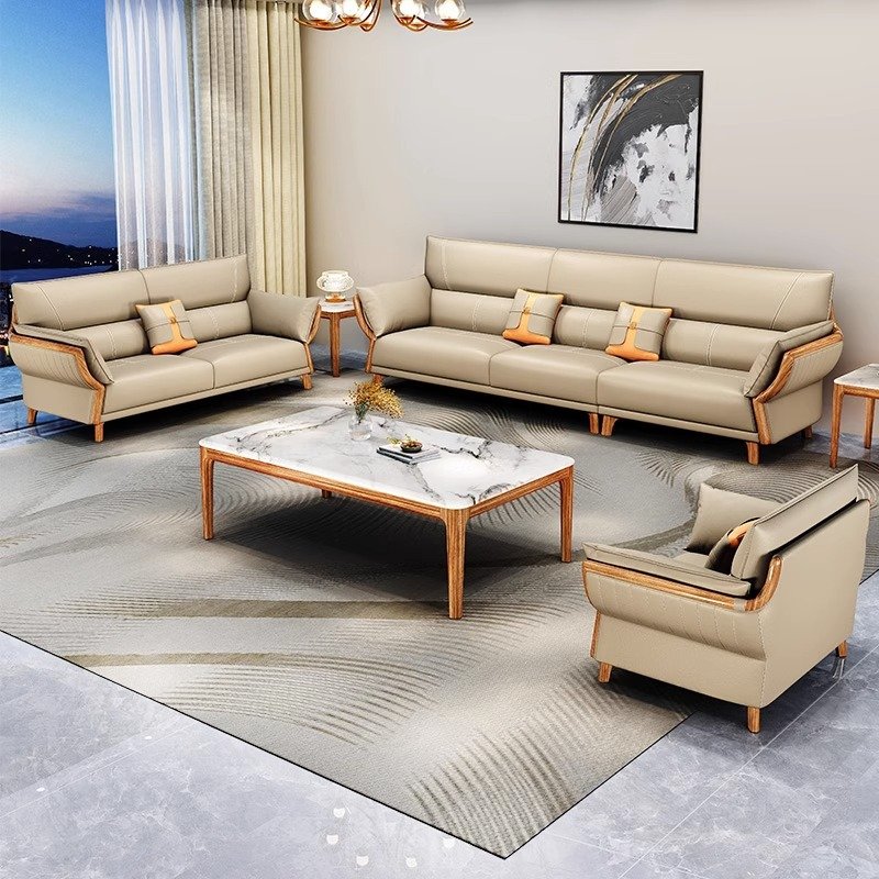 Modern Design Fabric Sectional Sofas modular sectional MIcrofiber leather Living Room Sofa Set Large Sofa