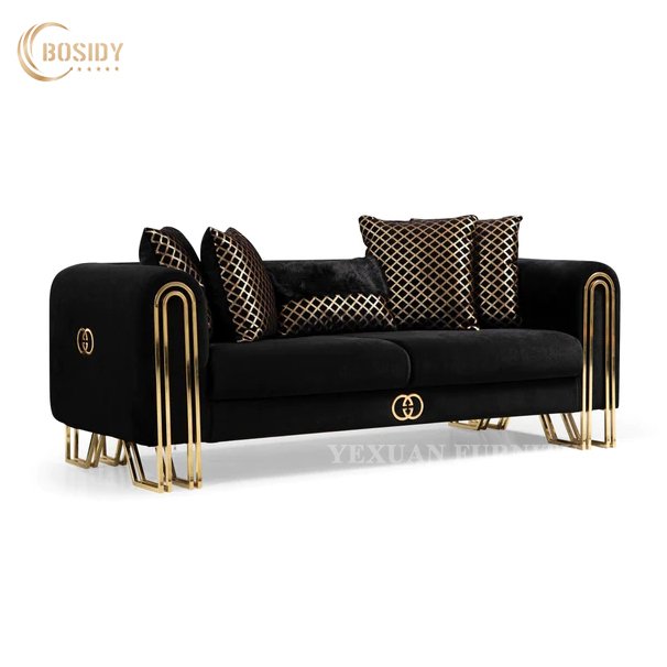 Chinese sofa supplier wholesale home furniture sofa set modern microfiber fabric sofa for living room
