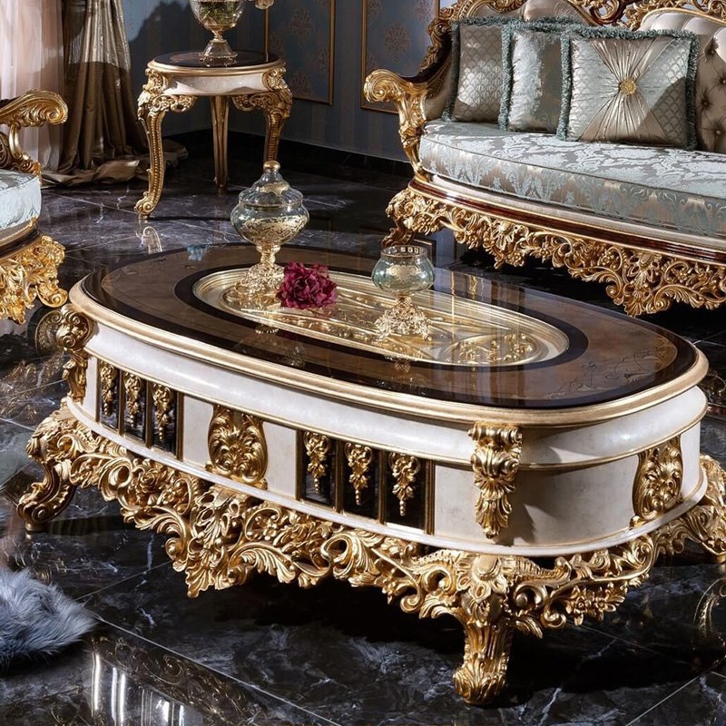 Italian Brand Luxury European Classic French Three Seater Sofa Embroidery Royal Sofa for Living Room Home Sofa