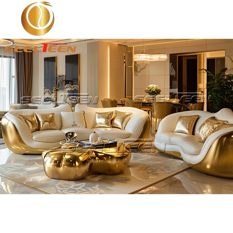Mid-Century High-Quality Modern Luxury High End Villa Living Room Furniture Sofa