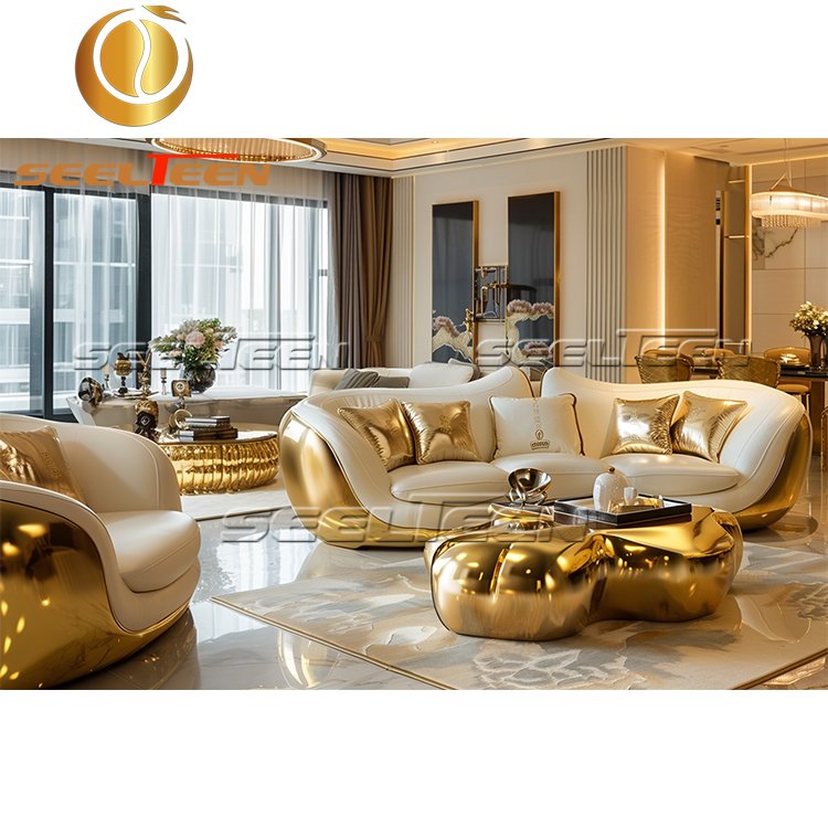 Mid-Century High-Quality Modern Luxury High End Villa Living Room Furniture Sofa