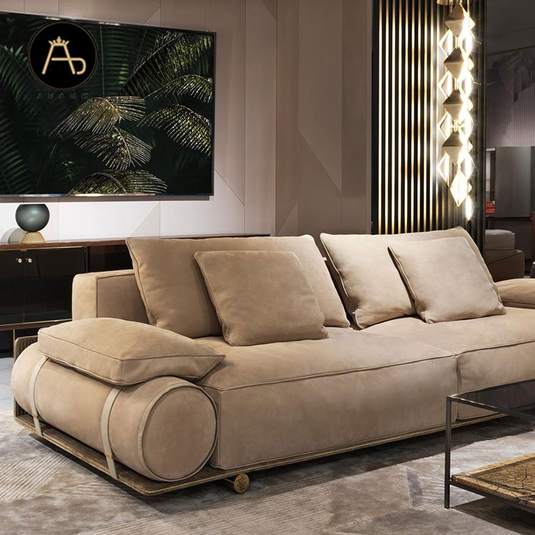 Factory custom home two seater sofa luxury italian modern living room sofa furniture
