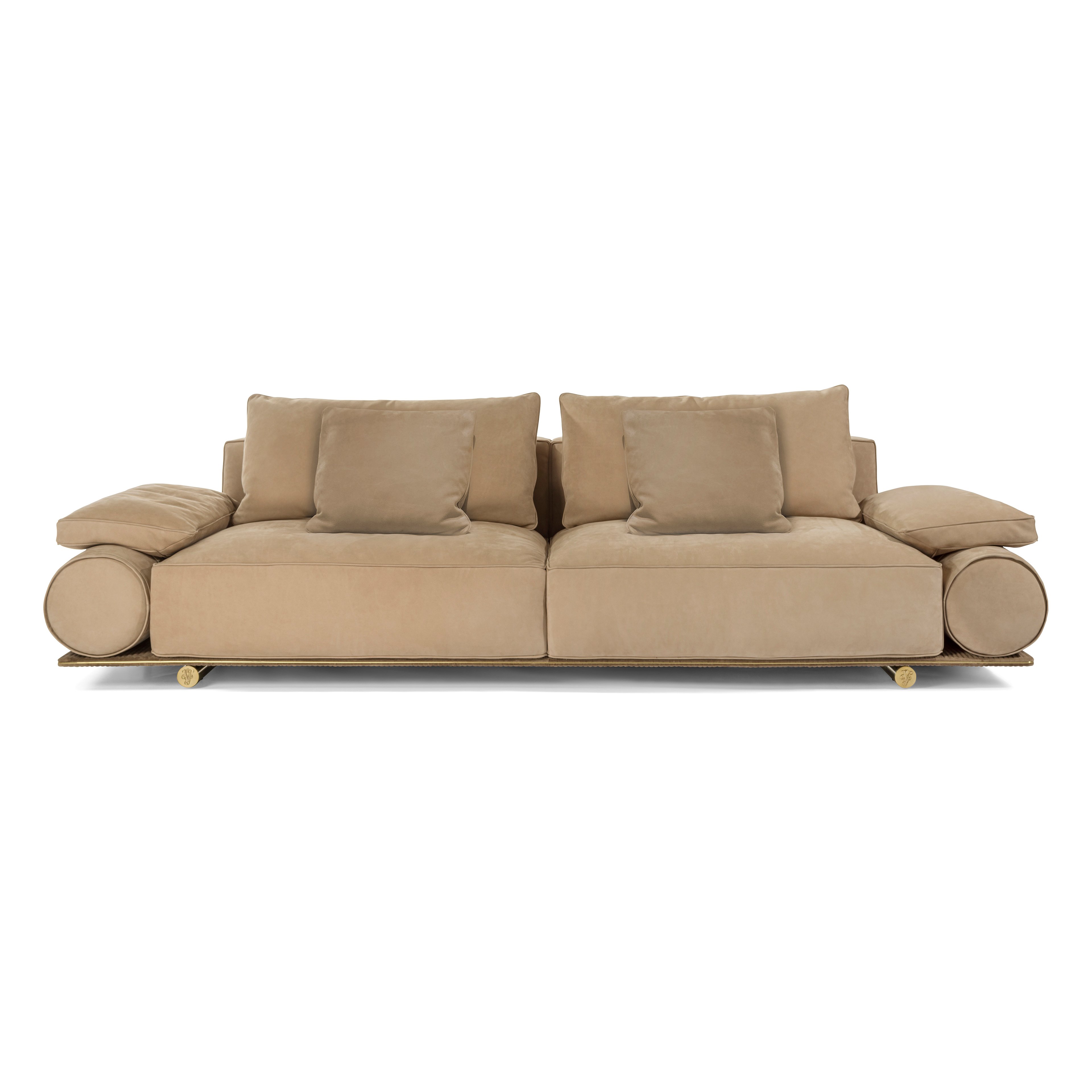Factory custom home two seater sofa luxury italian modern living room sofa furniture