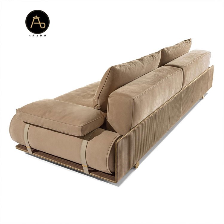 Factory custom home two seater sofa luxury italian modern living room sofa furniture