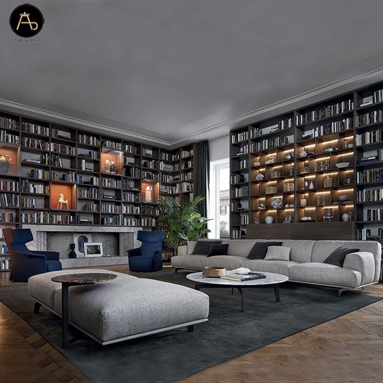 Italian modular sectional modern design L shape sofa set furniture couch living room sofa