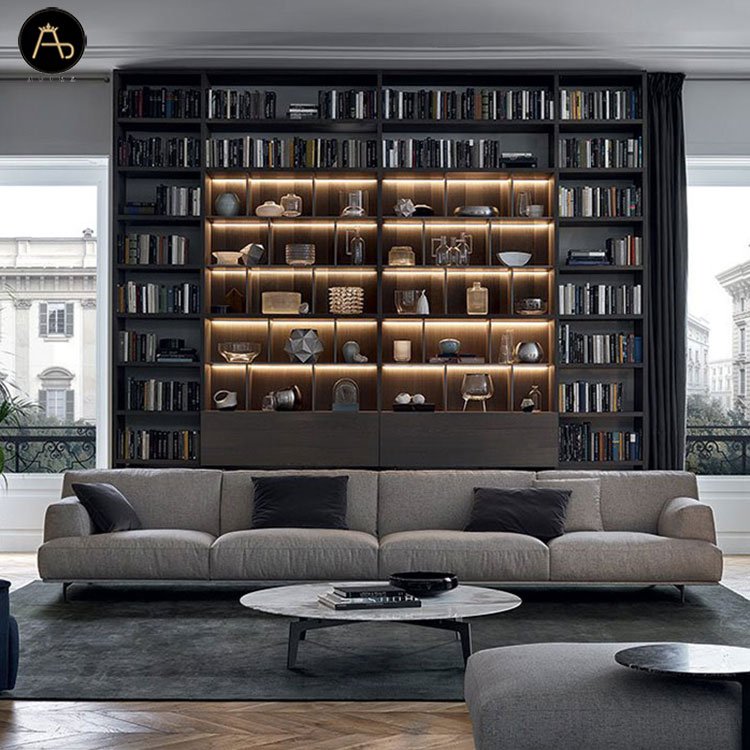 Italian modular sectional modern design L shape sofa set furniture couch living room sofa